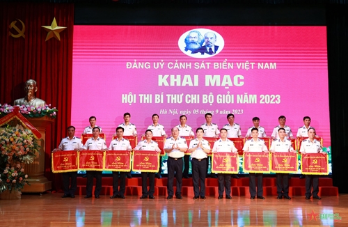 Cảnh sát biển Việt Nam tổ chức Hội thi Bí thư chi bộ giỏi năm 2023